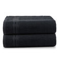 Set of 2 Cotton Bath Towels 49.2 x 25.6 in – 260 GSM Lightweight Soft Everyday Towels