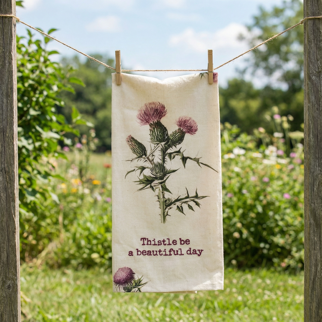 Thistle Bundle | Knock Your Socks Off Journal & Be a Beautiful Day Towel (copia)