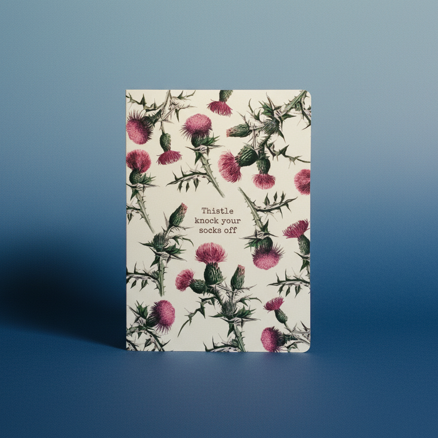Thistle Bundle | Knock Your Socks Off Journal & Be a Beautiful Day Towel (copia)