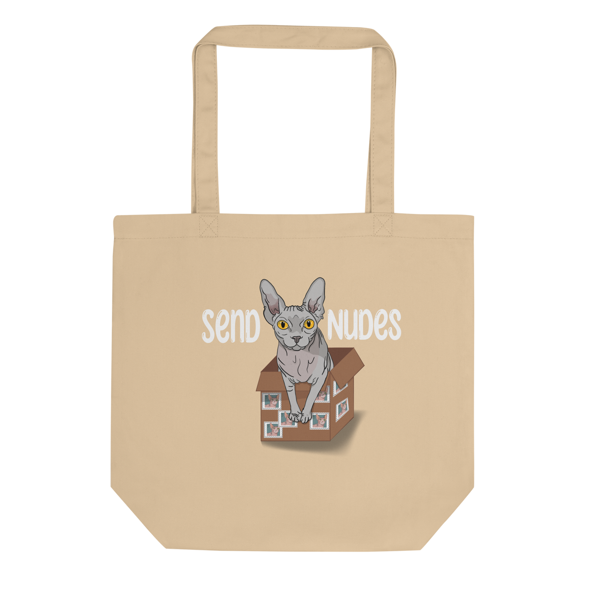 "SEND NUDES" ECO TOTE