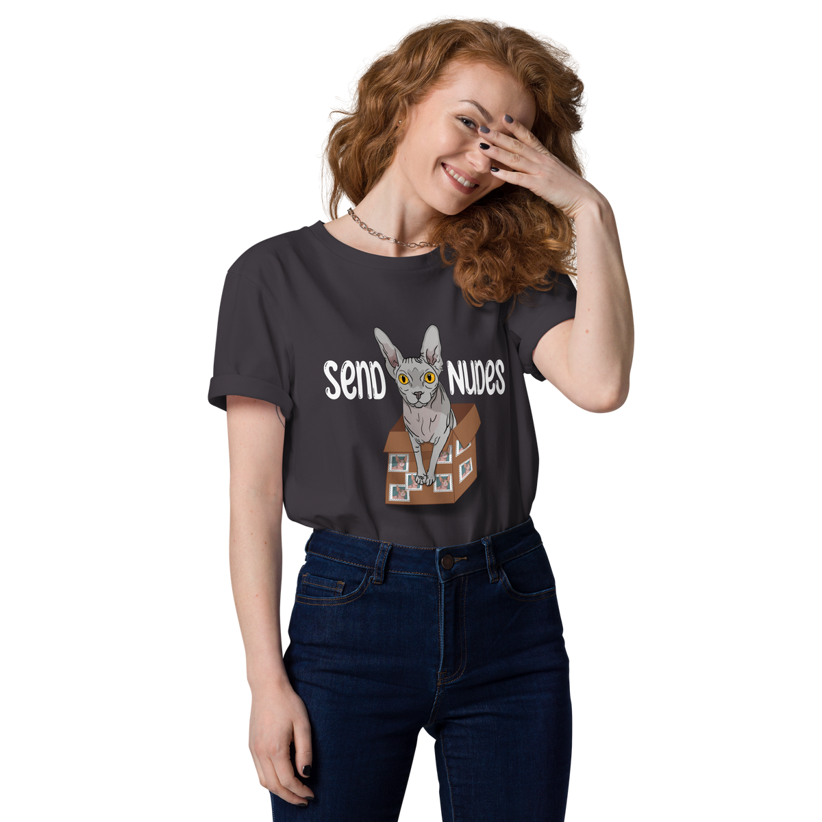 "SEND NUDES" UNISEX ECO TEE