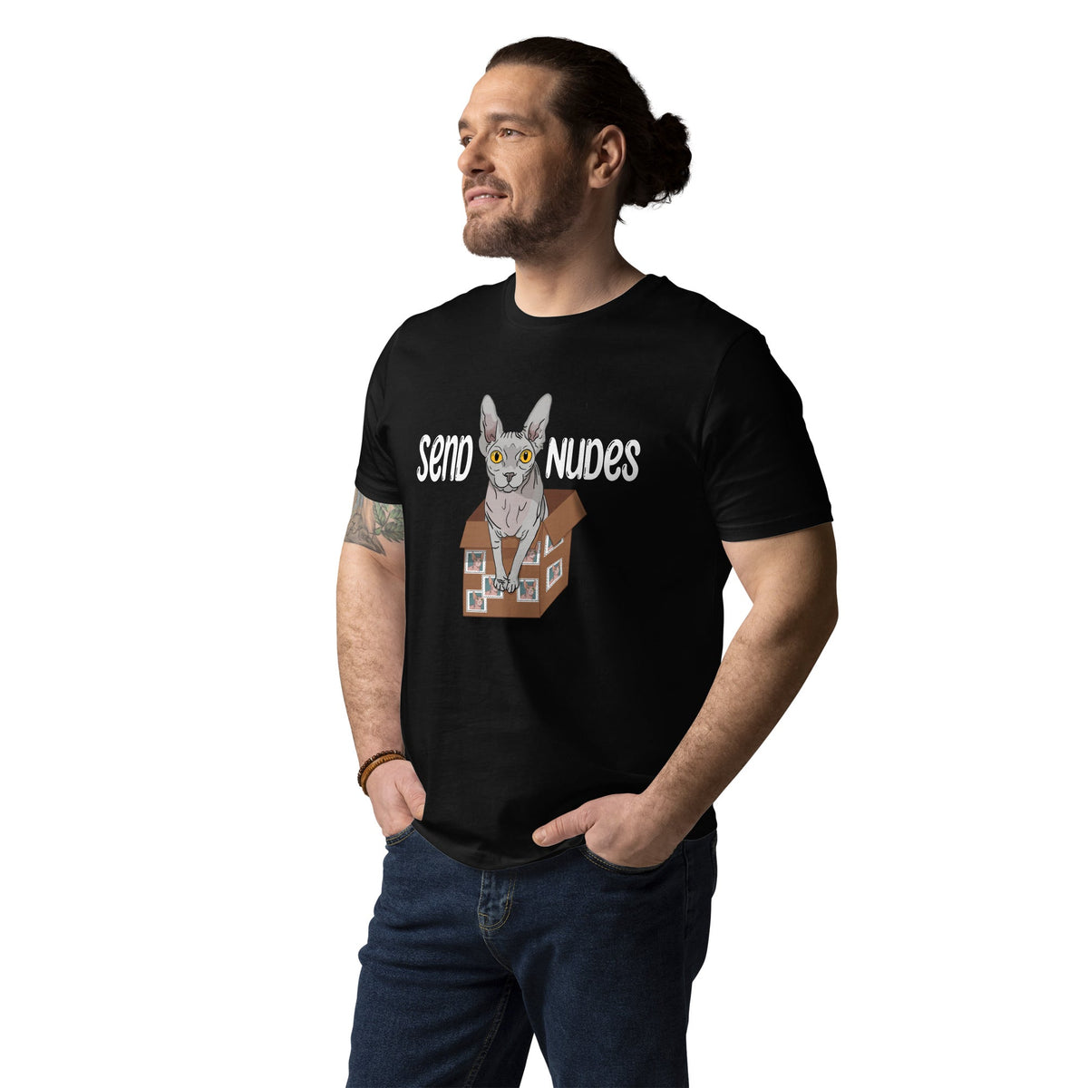 "SEND NUDES" UNISEX ECO TEE