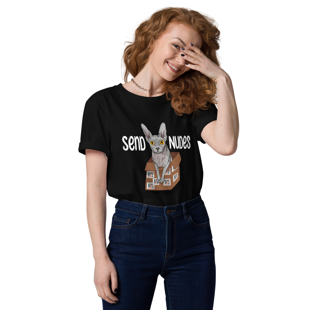 "SEND NUDES" UNISEX ECO TEE