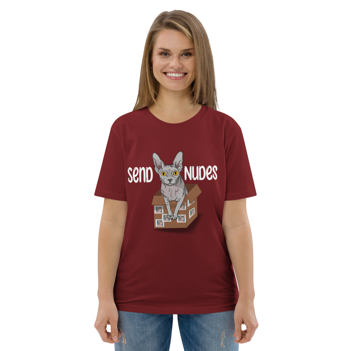 "SEND NUDES" UNISEX ECO TEE