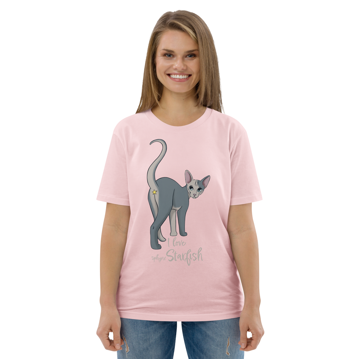"I LOVE SPHYNX STARFISH" UNISEX ECO TEE