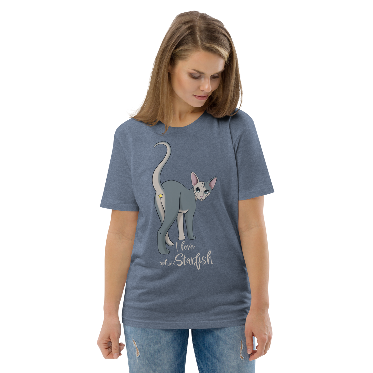 "I LOVE SPHYNX STARFISH" UNISEX ECO TEE
