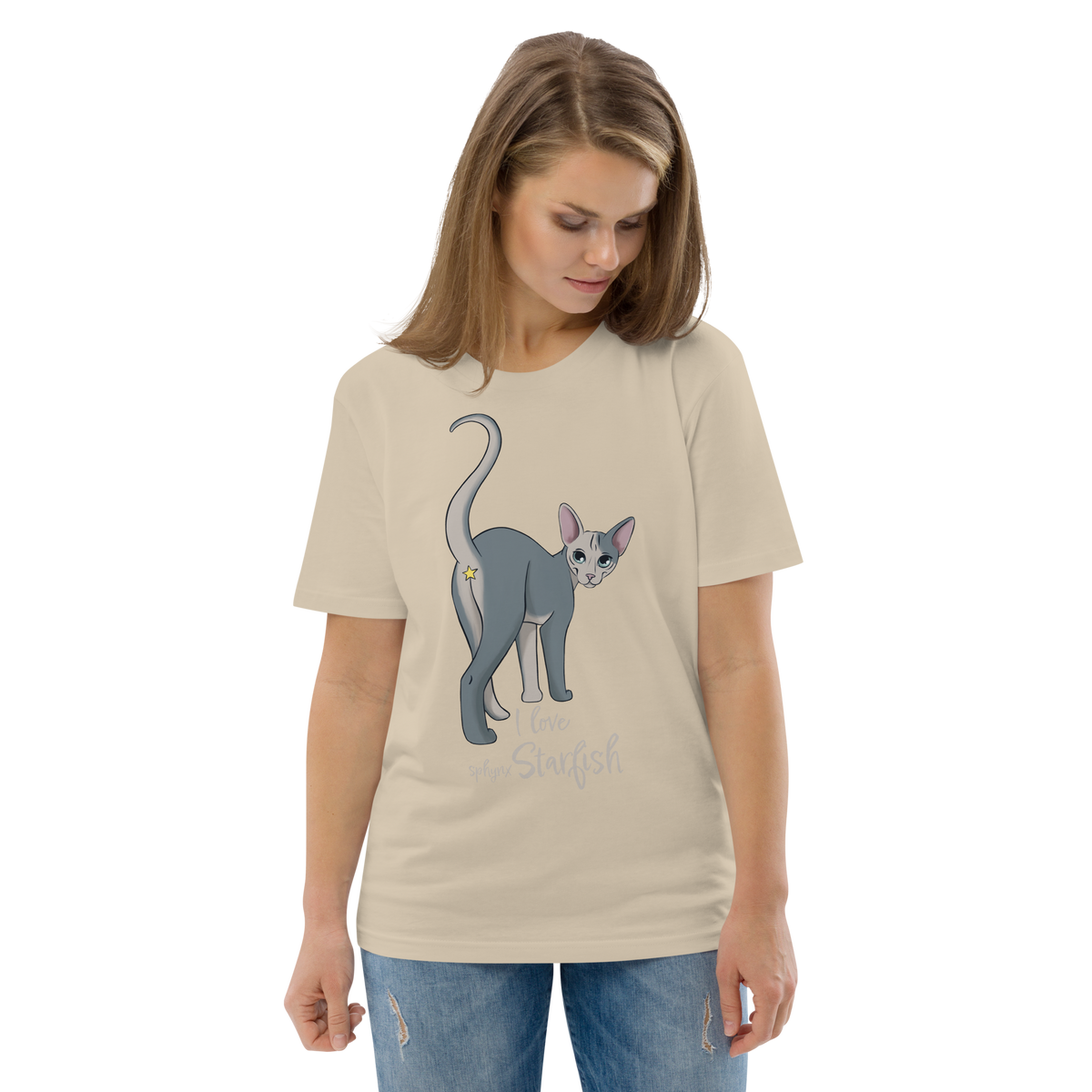 "I LOVE SPHYNX STARFISH" UNISEX ECO TEE