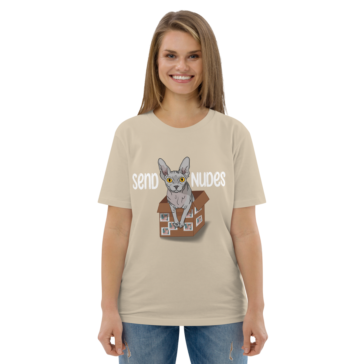 "SEND NUDES" UNISEX ECO TEE