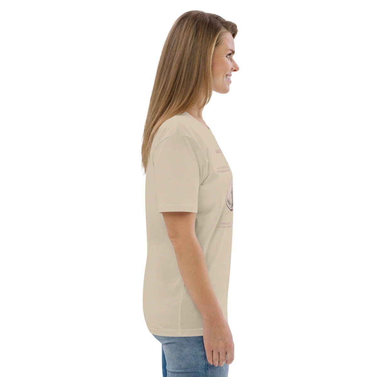 "ANATOMY OF A SPHYNX" UNISEX ORGANIC TEE