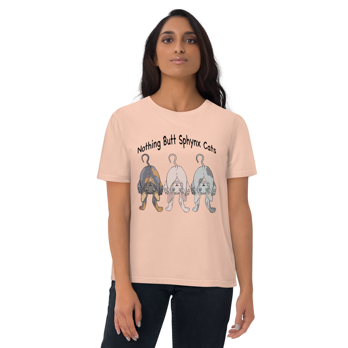 "NOTHING BUTT SPHYNX" UNISEX ECO TEE