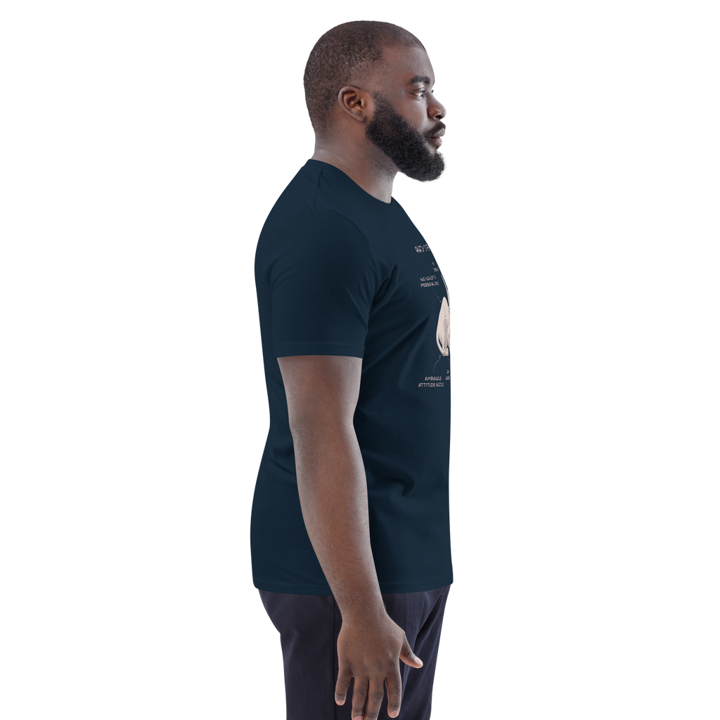 "ANATOMY OF A SPHYNX" UNISEX ORGANIC TEE