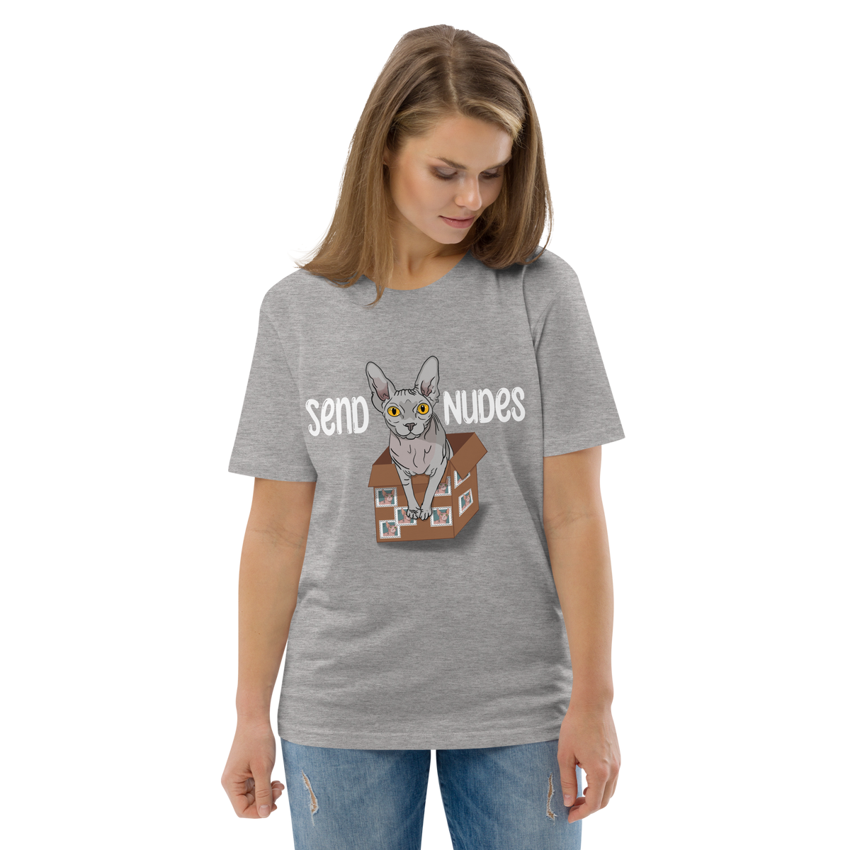 "SEND NUDES" UNISEX ECO TEE