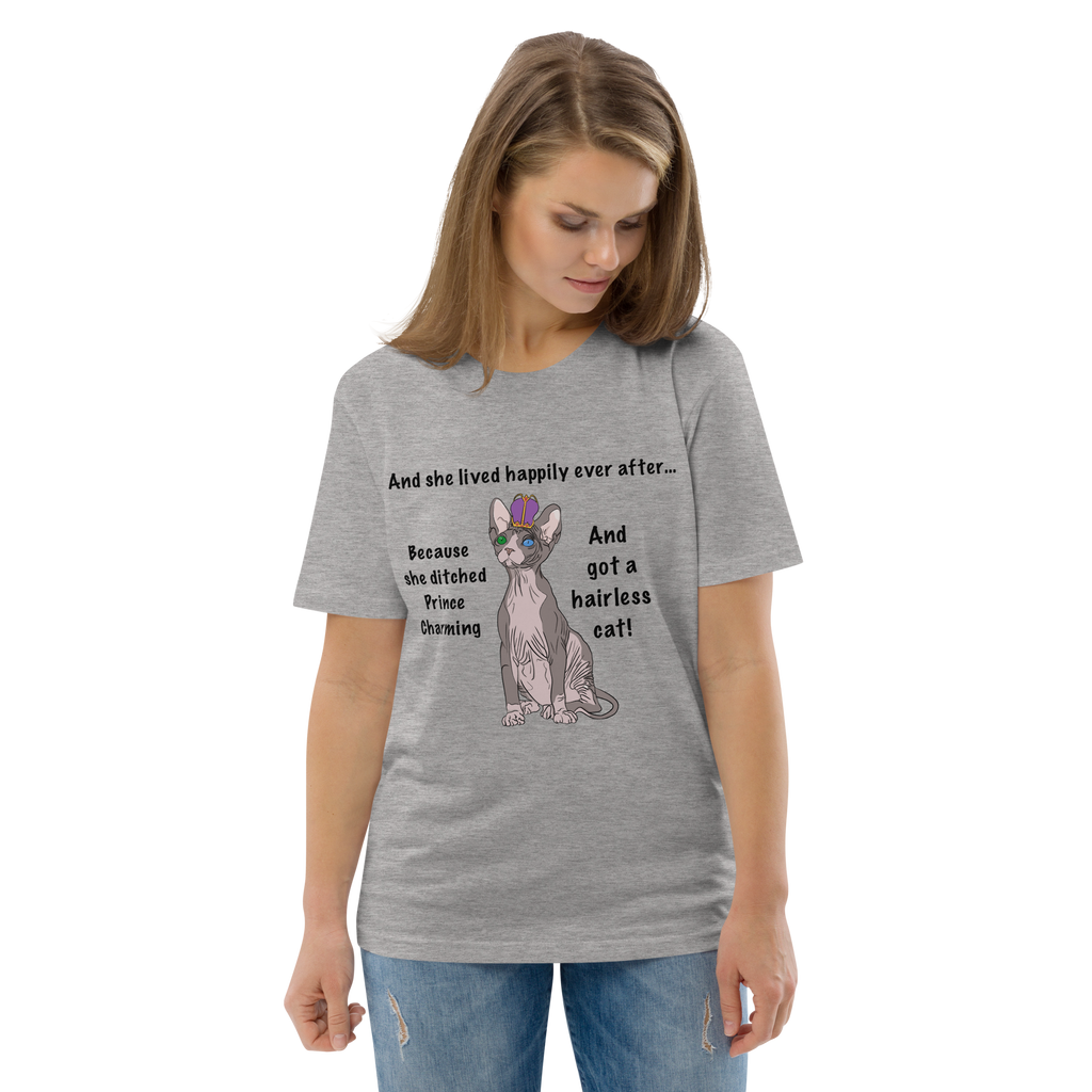 "DITCHED PRINCE CHARMING & GOT A SPHYNX CAT" ECO TEE