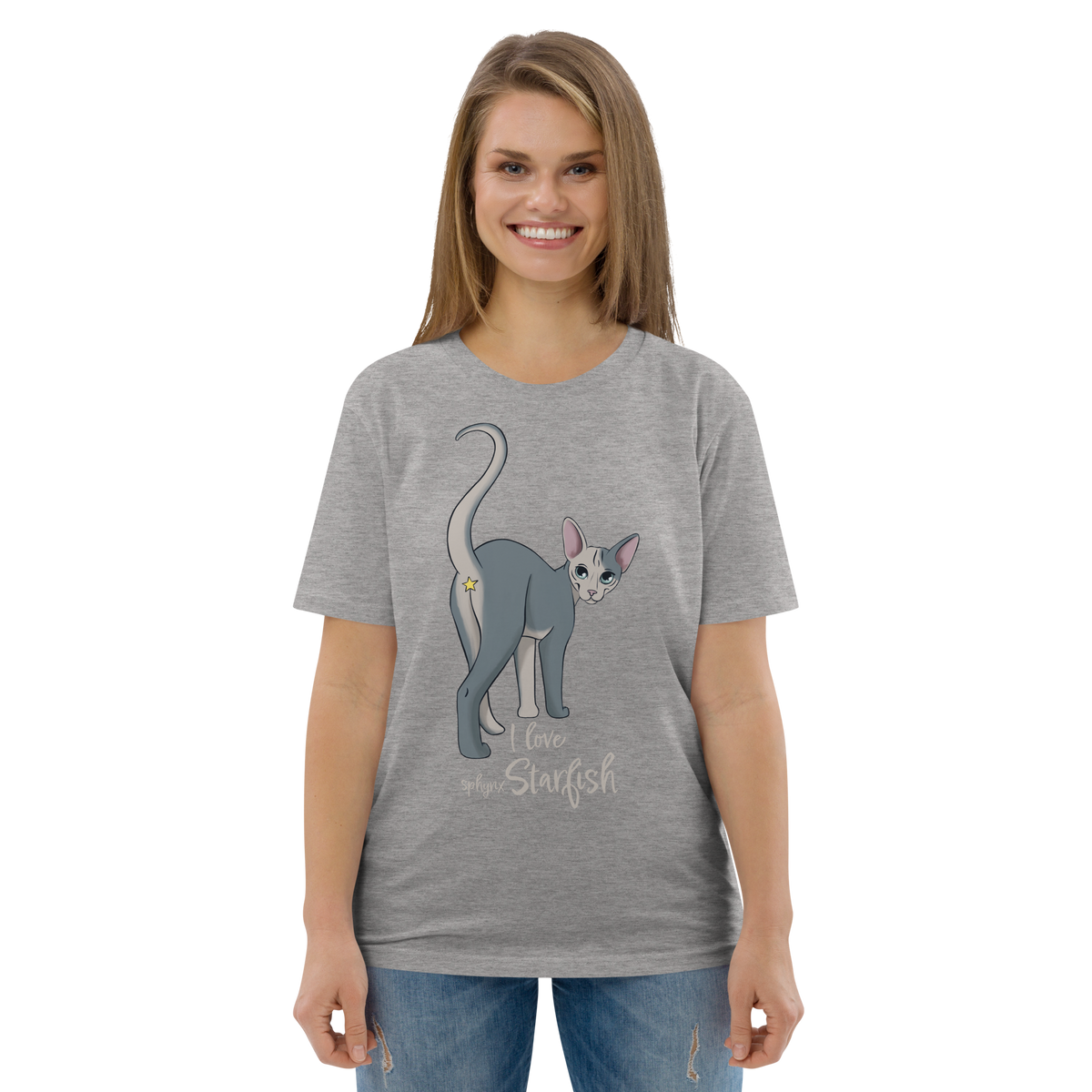 "I LOVE SPHYNX STARFISH" UNISEX ECO TEE