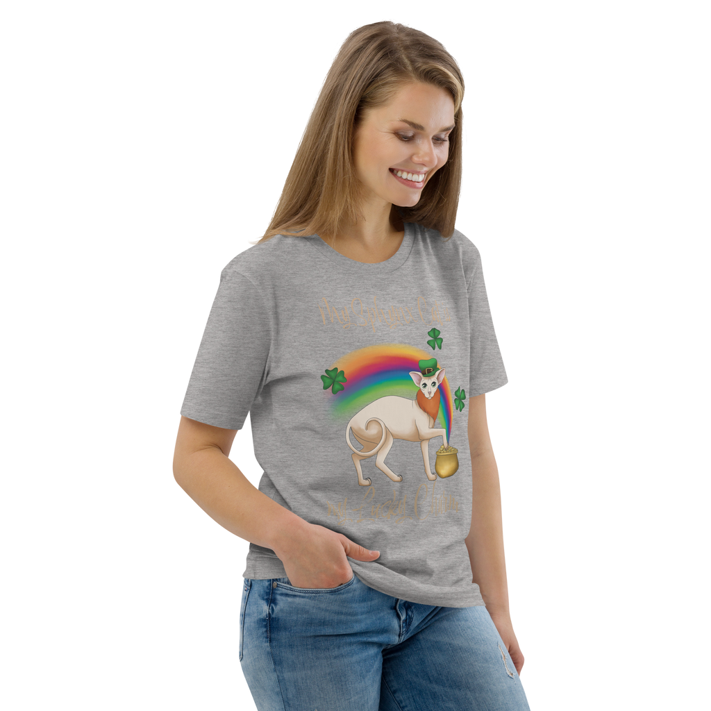 "MY SPHYNX CAT IS MY LUCKY CHARM" - UNISEX TEE