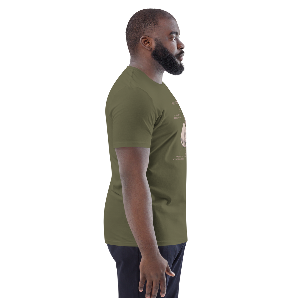 "ANATOMY OF A SPHYNX" UNISEX ORGANIC TEE