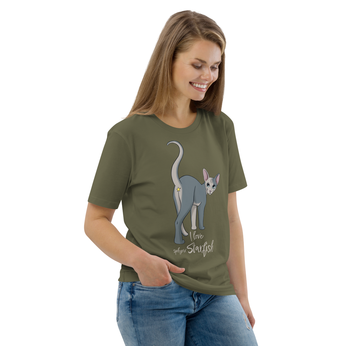 "I LOVE SPHYNX STARFISH" UNISEX ECO TEE