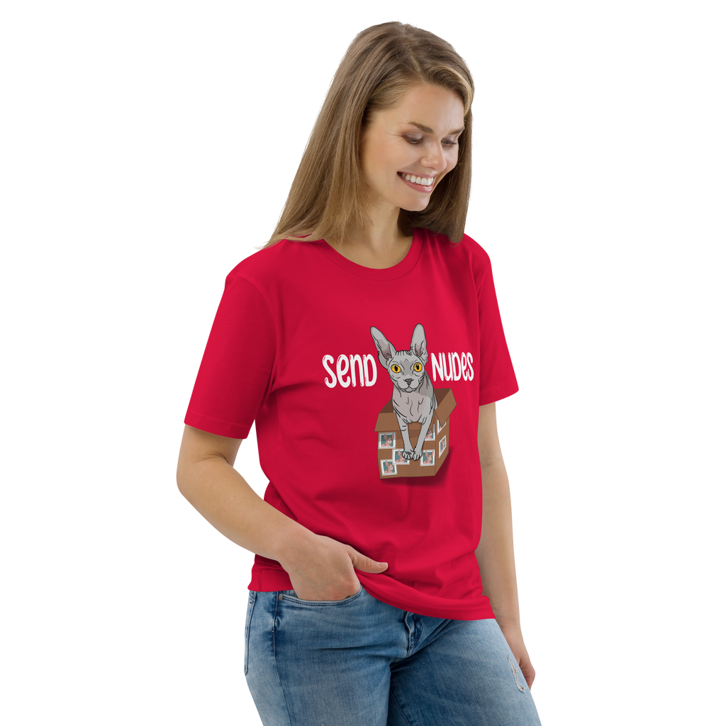 "SEND NUDES" UNISEX ECO TEE