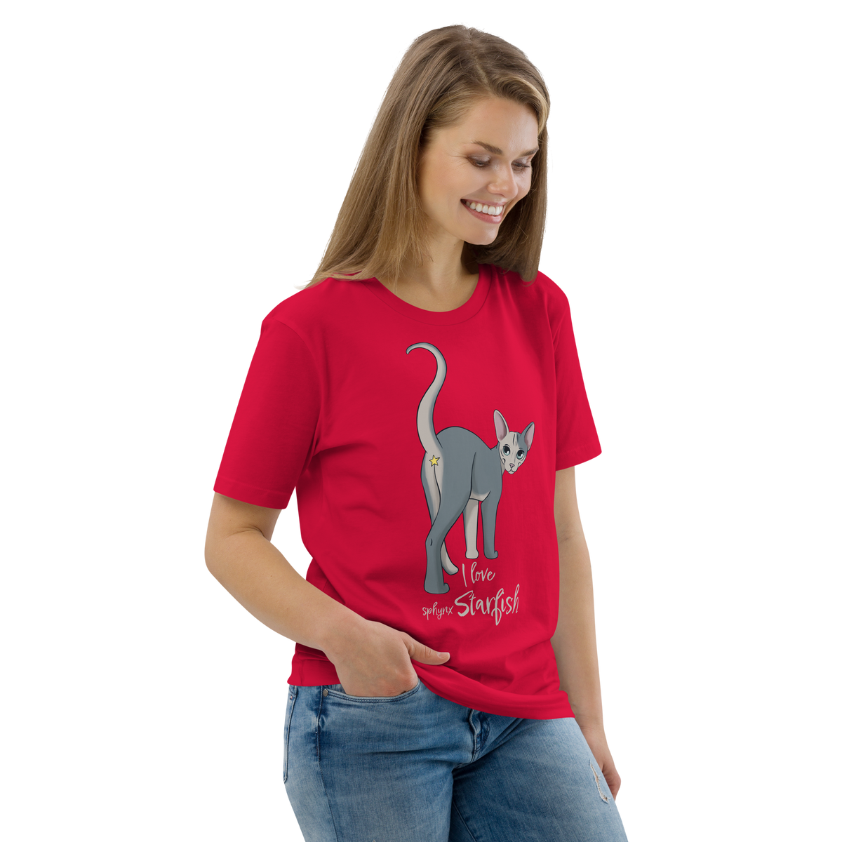"I LOVE SPHYNX STARFISH" UNISEX ECO TEE