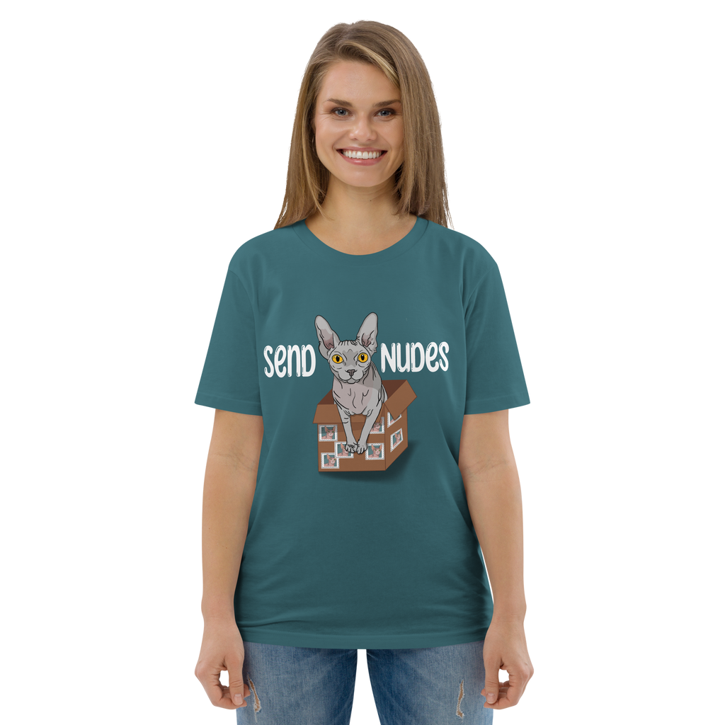 "SEND NUDES" UNISEX ECO TEE