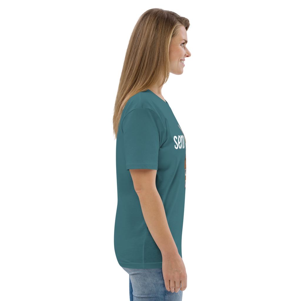 "SEND NUDES" UNISEX ECO TEE