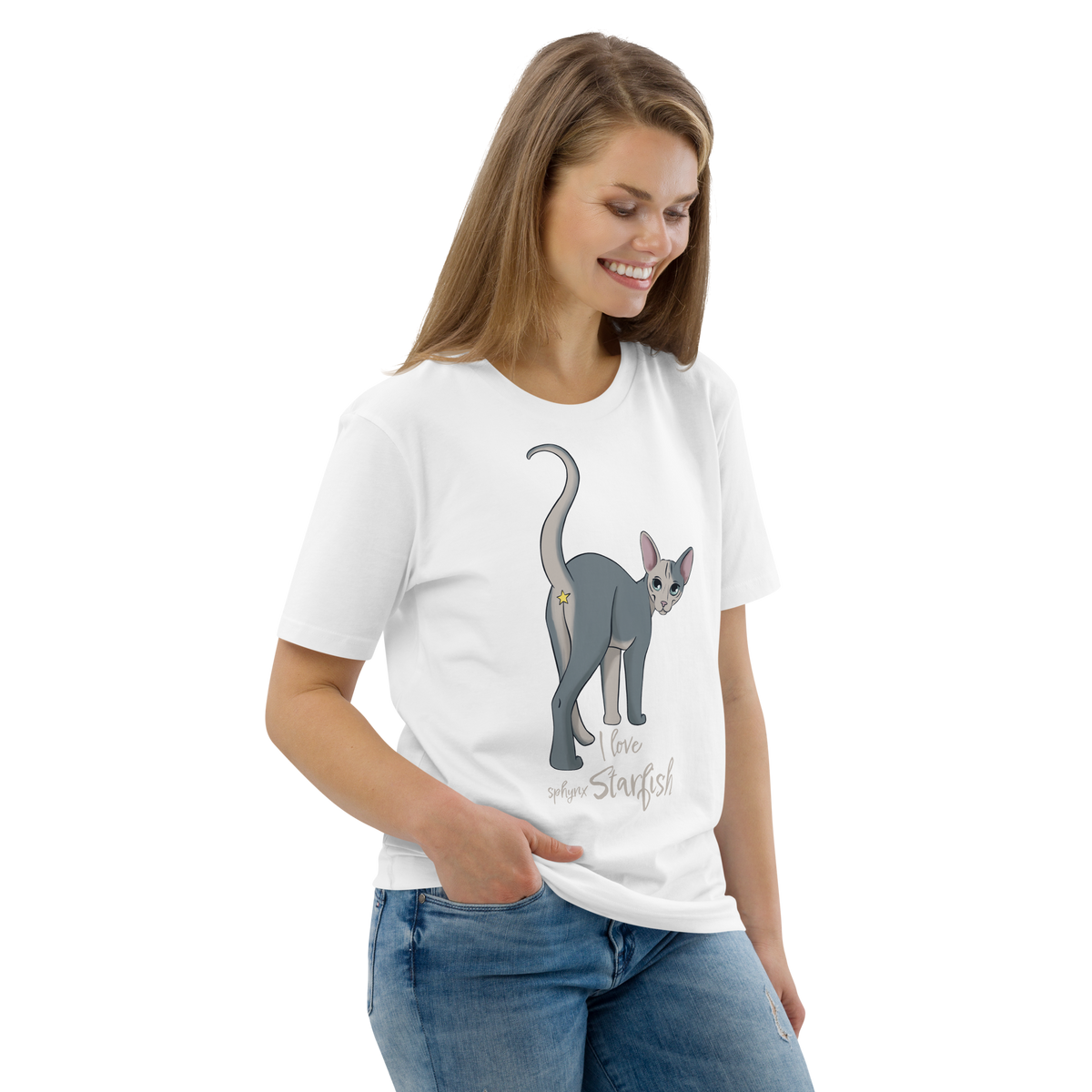 "I LOVE SPHYNX STARFISH" UNISEX ECO TEE