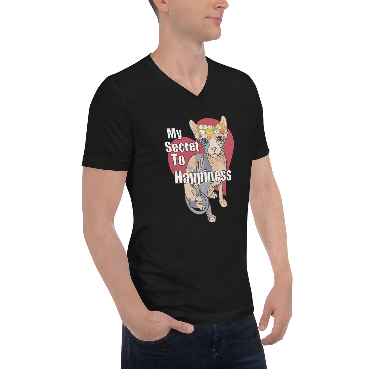 "MY SECRET TO HAPPINESS" ECO TEE