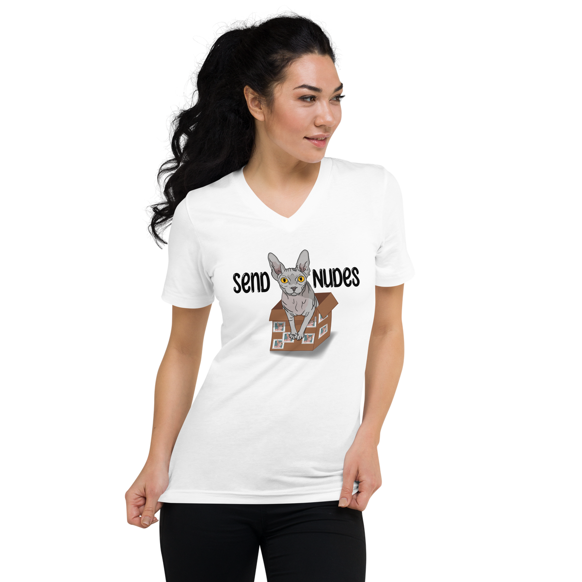 "SEND NUDES" UNISEX ECO TEE