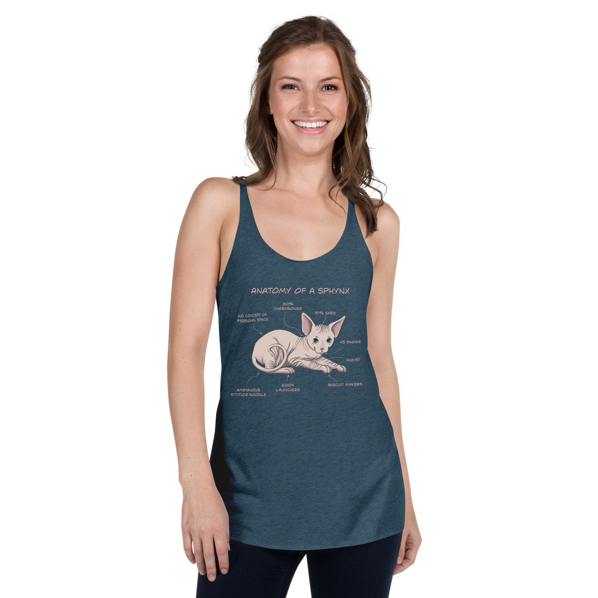 "ANATOMY OF A SPHYNX" WOMAN'S TANK