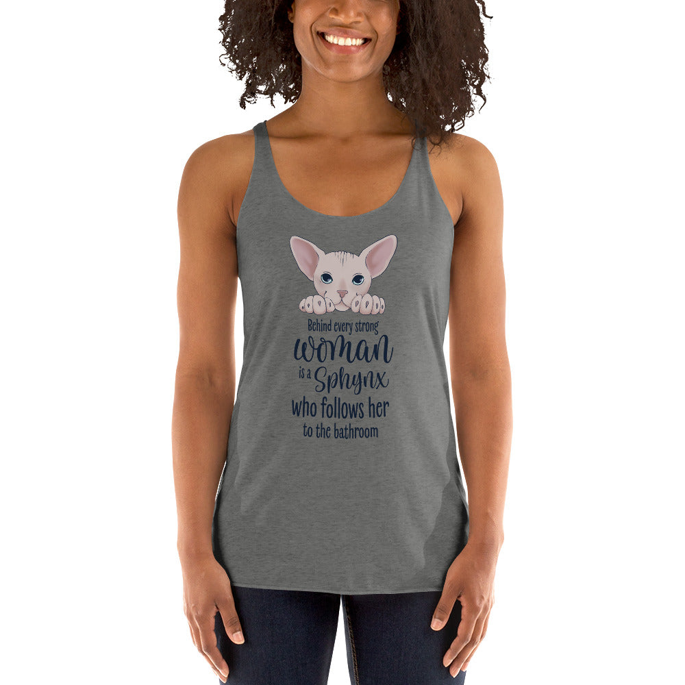"BEHIND EVERY WOMAN" SPHYNX TANK