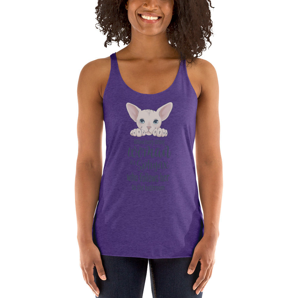 "BEHIND EVERY WOMAN" SPHYNX TANK