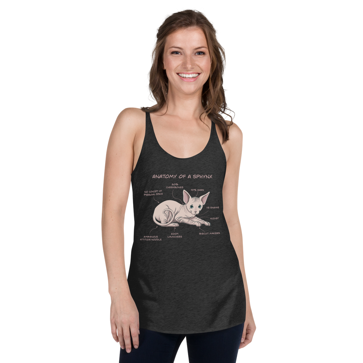 "ANATOMY OF A SPHYNX" WOMAN'S TANK