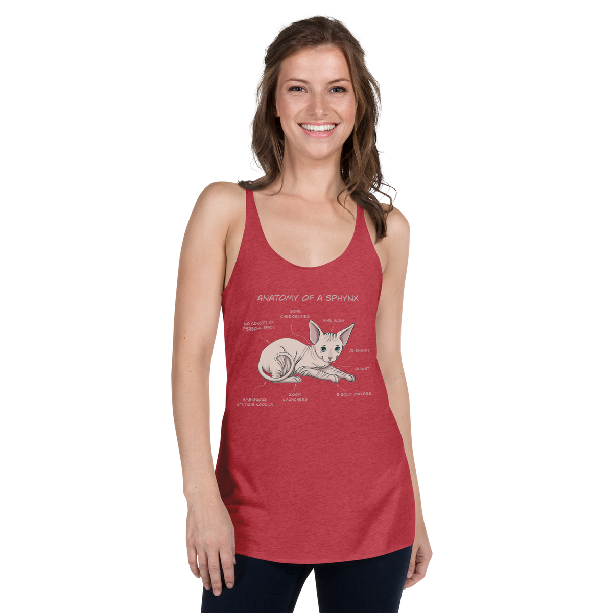 "ANATOMY OF A SPHYNX" WOMAN'S TANK